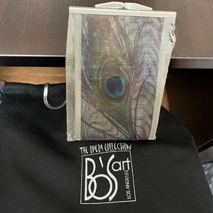 Bosart Opera Collection Papagena Peacock Clutch